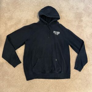 3XL Troll Co Black Pullover Hoodie - Dirty Hands Clean Money. Blue Collar